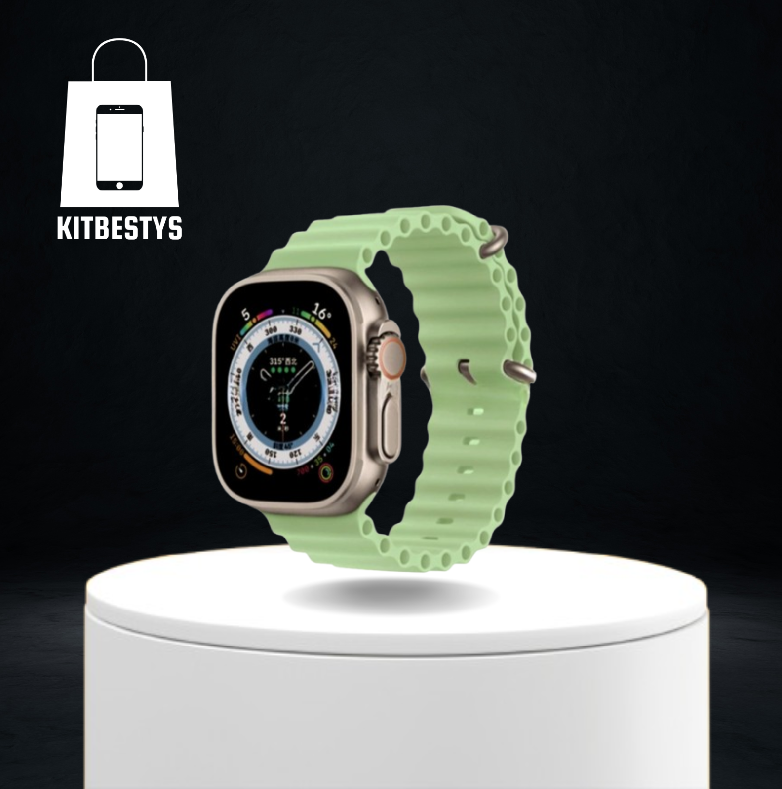 Ocean Silikonarmband für Apple Watch 49mm 44mm 40mm 45mm 41mm 42mm 38mm 40mm 44mm 45mm iWatch Ultra Serie 7 6 3 se 8